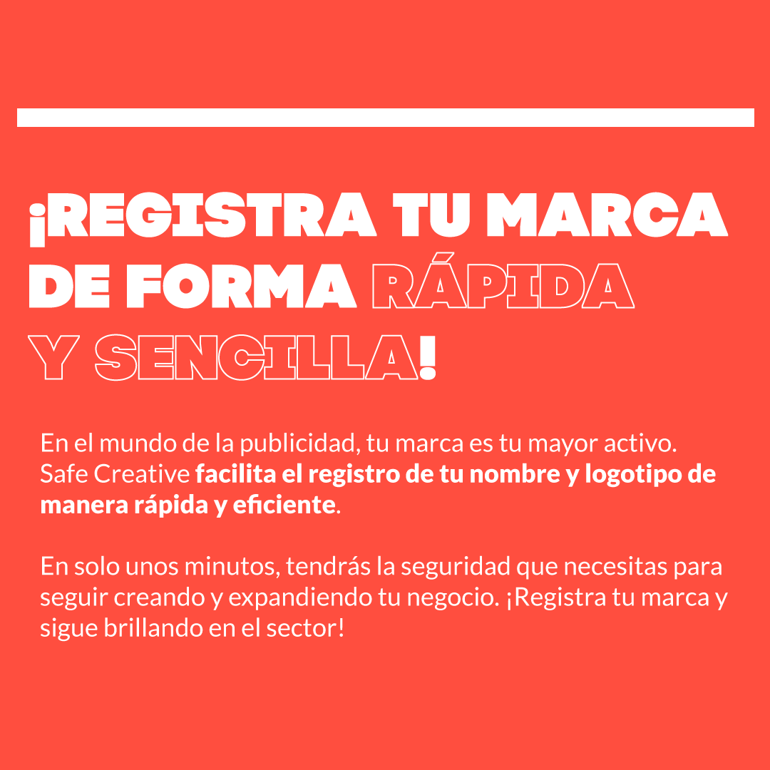 SafeCreative's tweet photo. Registro Simplificado, Protección Real 💼✨
¡Ahora puedes registrar tu marca de manera rápida y sencilla con Safe Creative! 📑
Proceso ágil y eficiente, asesoramiento especializado y estudio de registrabilidad gratuito.
#ProtegeTuMarca #RegistroOficial #SafeCreative https://t.co/NUvktZeiiY