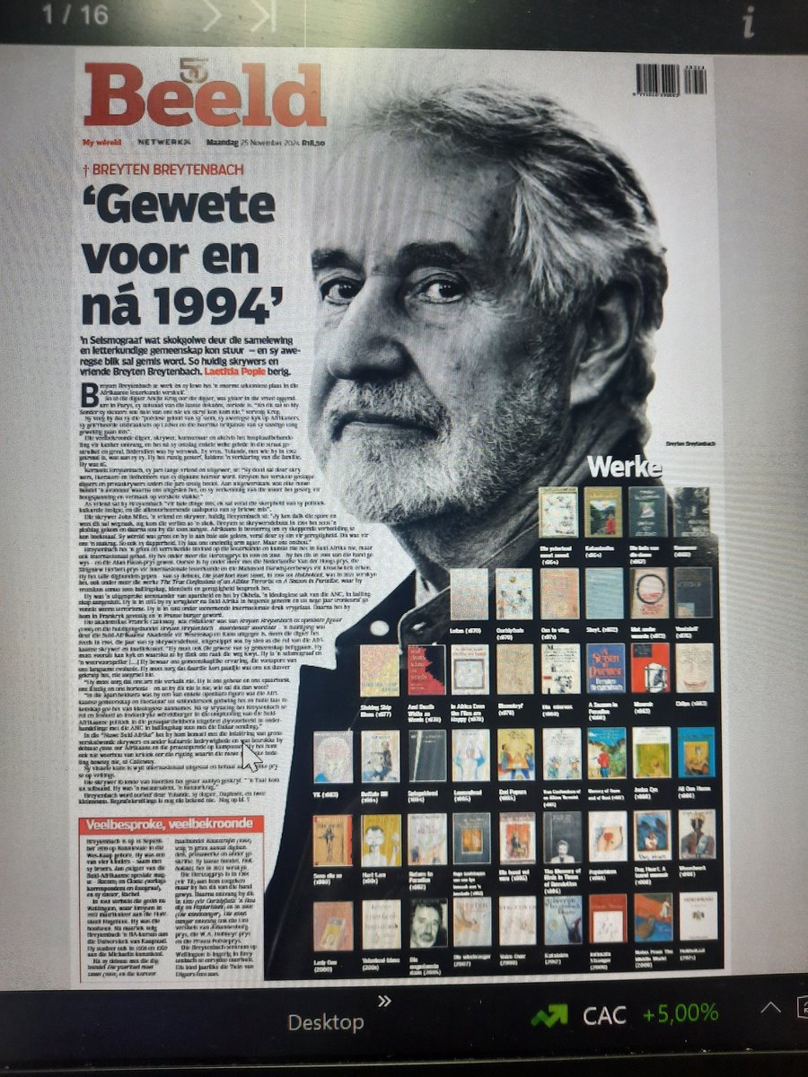 JasonLloydSA's tweet photo. The last of the legends in Afrikaans literature are no longer with us: Jakes Gerwel, Breyten Breytenbach, André P Brink, Adam Small, Karel Schoeman, Vernie February, Ampie Coetzee and Jan Rabie. 

The end of an era.😭 https://t.co/DJmdYZTwrD