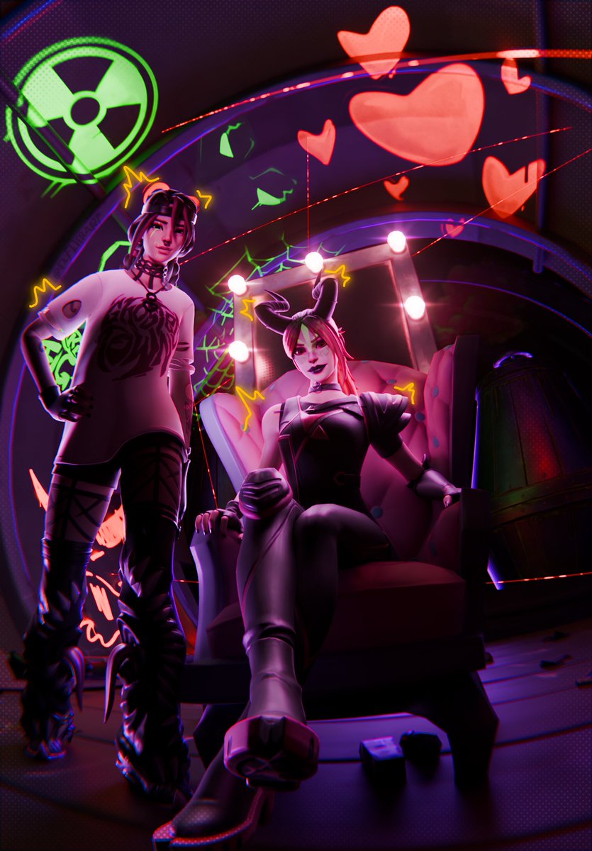 HEXED HAZE AND PHAEEEE
#FortniteArt