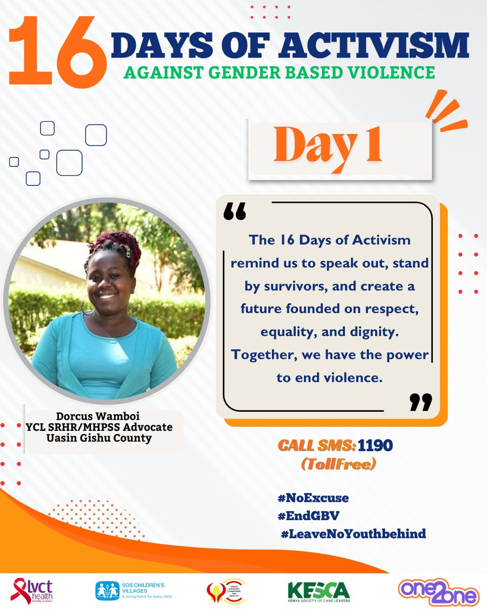 "Together, we can build safer communities. #EndViolence #16DaysOfActivism #EndGBV