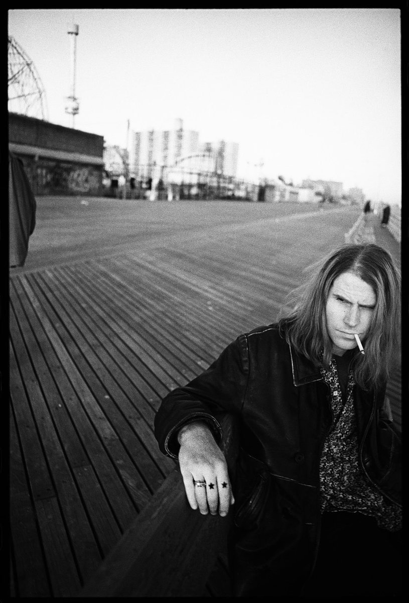 “ One day your ship comes in , but I can’t say how or when , but I know somewhere a ship comes in everyday “ . Thinking of Mark Lanegan on what would’ve been his 60th Birthday . 

📸 - Coney Island Boardwalk , 1996