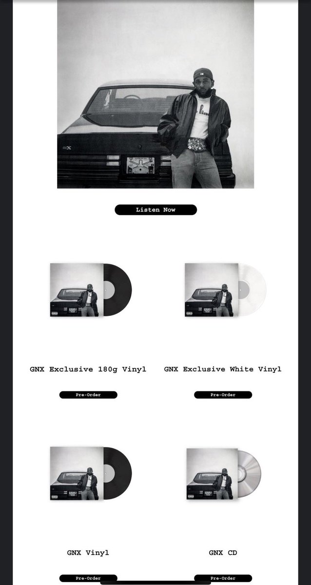 GNX PHYSICALS AVAILABLE NOW!!! 

RUN IT UP GUYS shop.my-gnx.com/products/gnx-e…