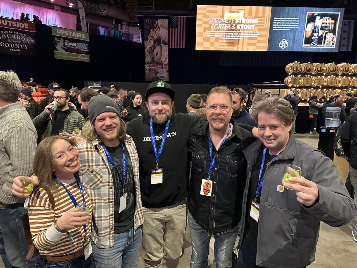 ProBrewSupply's tweet photo. What a fabulous showing at FOBAB, Chicago! Have you recovered yet? We were feeling a bit wooly ourselves, but we're back on track!
For those who may not know, FOBAB (Festival of Wood and Barrel-Aged Beers) is one of North America's largest and most prestigious celebrations of barrel-aged craft beverages. Brewers flock to this incredible event to showcase hundreds of barrel-aged beers, ciders, meads, and perries.
It’s a spectacular display of creativity and craftsmanship that we’re proud to support! Brock, Miach, and Bryan (from Montana Craft Malt) had the chance to sample amazing brews and discuss everything from malts to barrels and beyond.
We couldn’t be more thrilled to sponsor such an inspiring event. Cheers to everyone who made FOBAB unforgettable!
#barrelagedbeer #malt #probrewsupply #BrewingIngredients