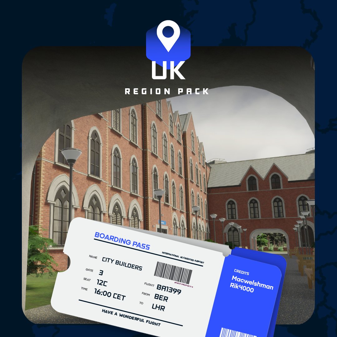 It's time to treat ourselves to some biscuits and tea because we've landed in the UK! With quaint low-density to towering concrete creations, this Region Pack has everything for you to UK-ify your cities!

Download the pack now! mods.paradoxplaza.com/mods/92859/Win…