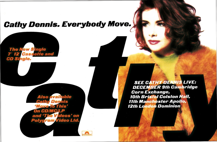 myfizzypop's tweet photo. Might not have made the #ChristmasNumberOne race but 33 yrs ago, #onthisdayinpop in 1991, #CathyDennis capped off an excellent #MoveToThis campaign w the album's 2nd finest song. #EverybodyMove was #ShepPettibone dance-pop magic - her 5th UK top 30 smash
https://t.co/djCSHscdOv https://t.co/kdwz0BSkbM