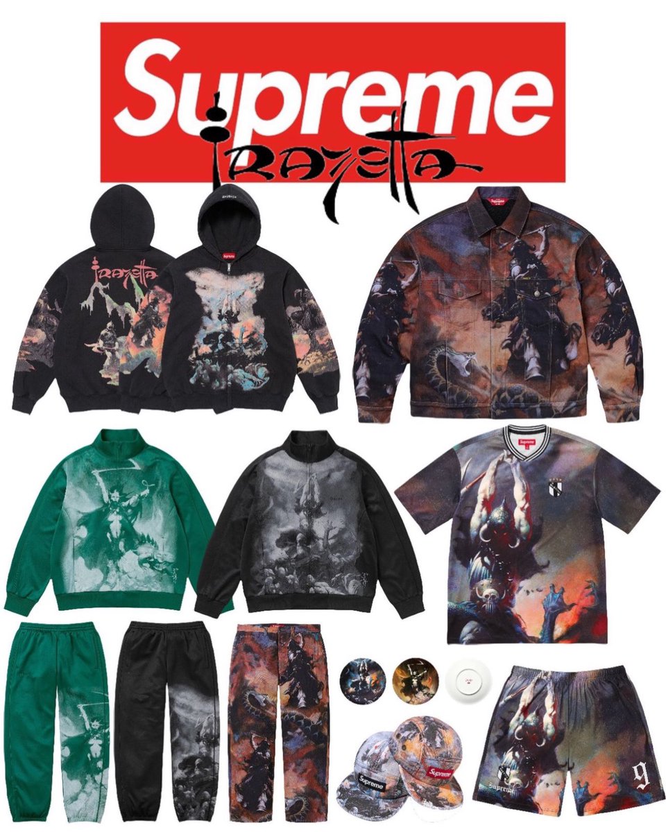 DropsByJay's tweet photo. Supreme Week 15
Here is this week drop list featuring Frank Frazetta, The Grinch, Box Logo Ski Masks, Mitchell &amp; Ness and much more. What are you grabbing this week?

Releasing Friday November 29th at 11am EST (US) 16:00 CEST (EU) 3pm BST (UK) and in Asia on Saturday 11/30. https://t.co/eVLTtqGOAH