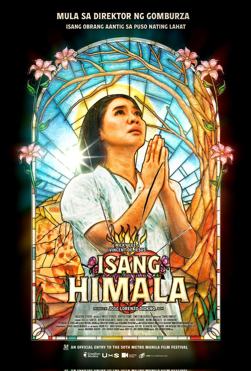 aicellesantosme's tweet photo. Nagpakita na ang imahe! Narito na ang official poster ng #IsangHimala! Ang obrang aantig sa puso nating lahat! 🤍

Ricky Lee &amp; Vincent De Jesus’ Isang Himala is a film by Pepe Diokno starring Bituin Escalante, David Ezra and Aicelle Santos as Elsa. https://t.co/EEpGLdoKfH