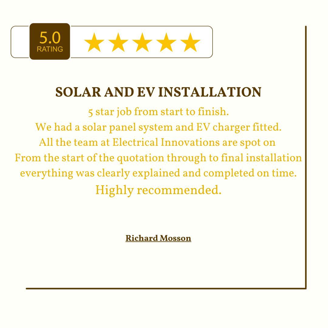 ElecInn's tweet photo. Yet another 5 star review.
#electricvehiclecharging #evcharging #ev #electricchargepoint #electricalcharginginstallation #carcharging #electricianinderby #chellastonelectrician #derby #electrician https://t.co/8it6RnDz02