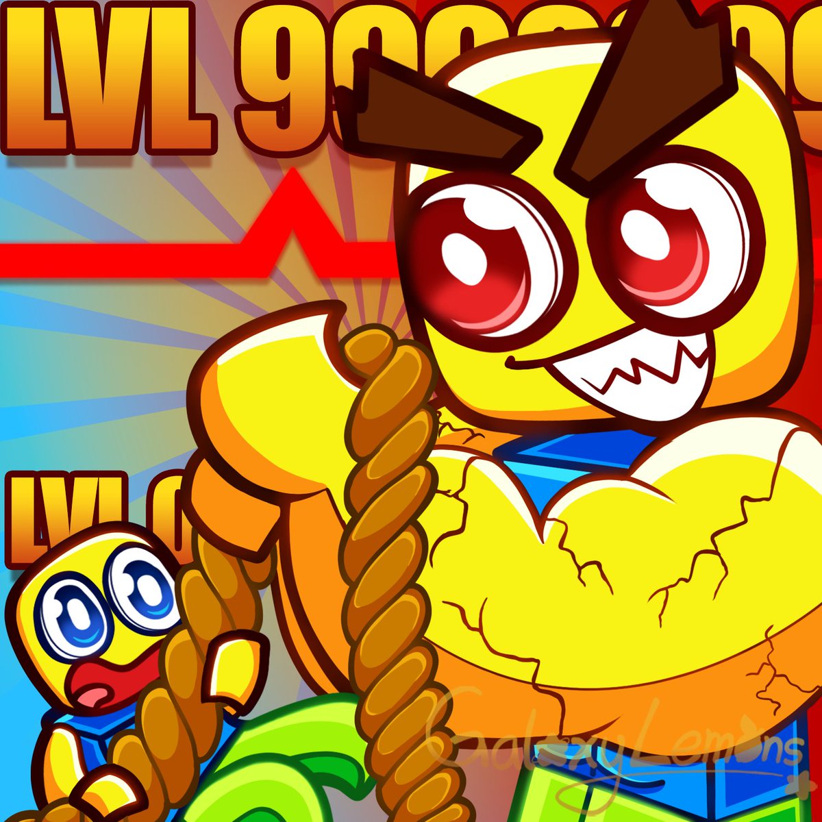 LemonsGalaxy's tweet photo. Finished Comms for Pull The Rope! ( ◡̀_◡́)ᕤ

I love learning new art styles, lmk what you guys think!
#robloxart #art https://t.co/g84yEHbL79