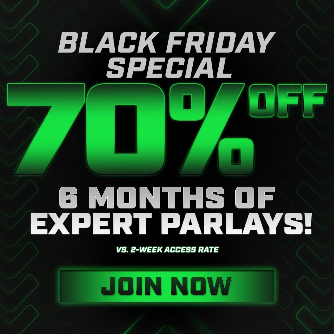 ParlayScience's tweet photo. 🚨 BLACK FRIDAY SPECIAL 🚨

💰 GET 6 MONTHS OF ACCESS TO THE DISCORD FOR $99. THAT'S A 70% DISCOUNT! 

DEAL LINK -> https://t.co/pPePYvBj0S https://t.co/pr56gFqJpf