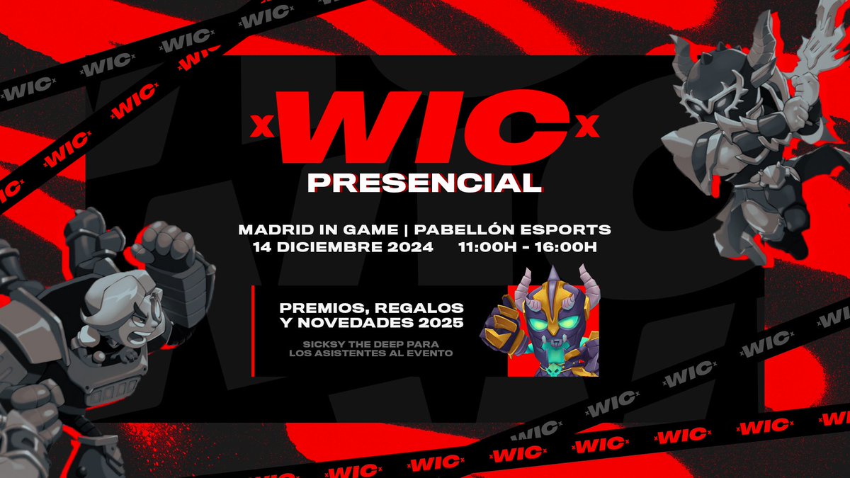 🎉✨ ¡Marca la fecha en tu calendario! 

Ahora sí os podemos anunciar un evento presencial especial que tendrá lugar este diciembre. 

🗓️ Sábado 14 Diciembre
🚩 Pabellón Esports <a href="/MadridinGame/">Madrid in Game</a>
🫂 Junto con <a href="/HelloMonsterGG/">Hello Monster</a> 
 
Una experiencia inolvidable en la que descubrirás el