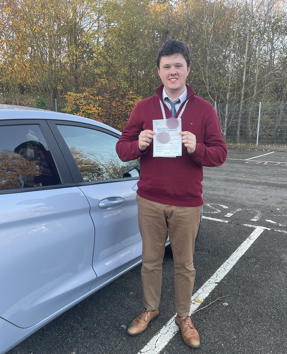 EllenDriving's tweet photo. Huge congratulations to Thomas Wordsworth on not only passing his driving test today, first time but really doing it in style with ZERO faults! What a fantastic achievement!! https://t.co/rOvXVso1nr