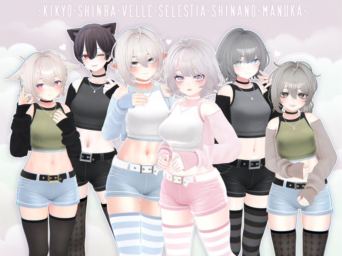 ➡️QVK09 - OUTFIT GIVEAWAY ⬅️
[ Base Models NOT included ]
------------------
🎉RT to enter
------------------
Kikyo - Shinra - Velle
Selestia - Shinano - Manuka
------------------
Ends Tuesday 26th USA time 
#QVK3D #Booth_PM #Velle3D #Shinano3D