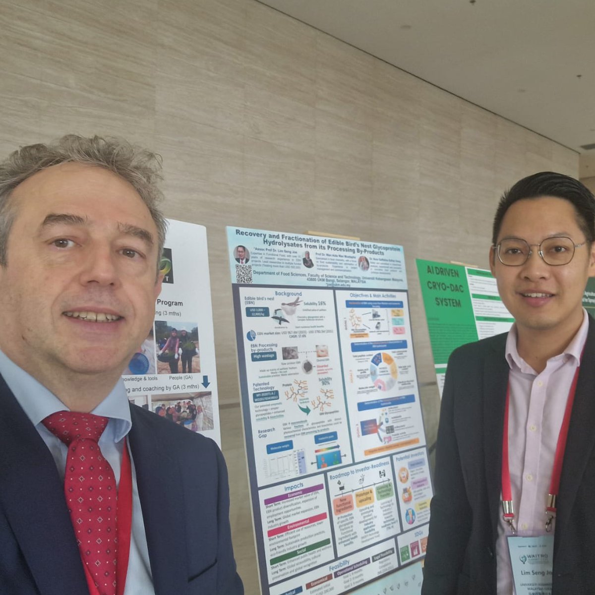 BIOMAT_Project's tweet image. #BIOMAT highlighted at @WAITRO  SUMMIT 2024 in #China!
Our partner ITG Technology Center has travelled to China, to present the BIOMAT Project and to explore potential interest in their #technologies and #services with end users from Asia.
Learn more here: lkme.pt/bU1HY