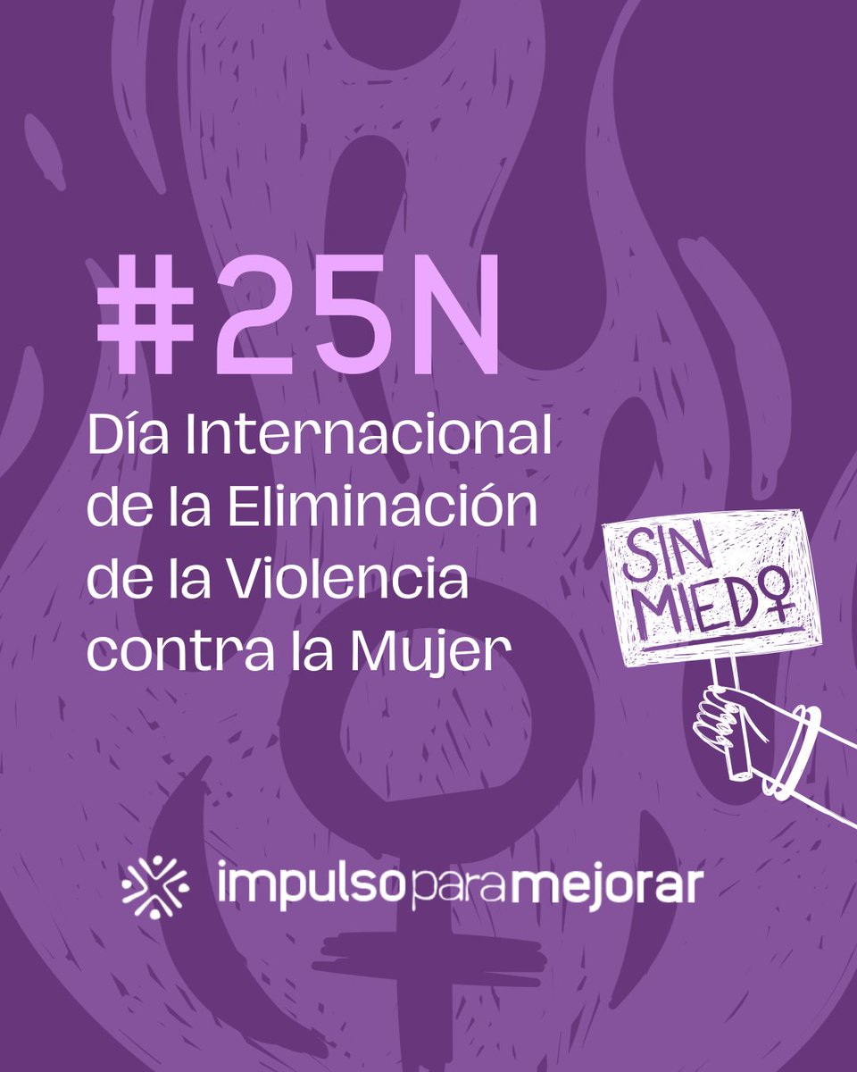 👉🏼El 25 de  noviembre de cada año se conmemora el Día Internacional de la  Eliminación de la Violencia contra la Mujer en busca de visibilizar,  prevenir y erradicar esta problemática.

#25N #NiUnaMenos