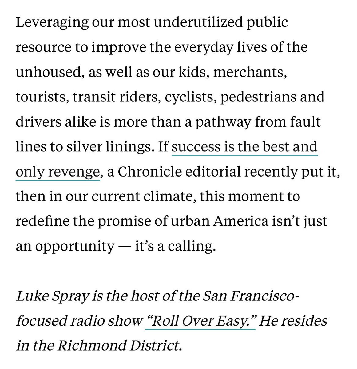 “Taking up more than a quarter of the city’s land, streets are San Francisco’s largest asset — and our greatest opportunity to revitalize the city.”

Absolutely masterpiece by @LukeSpray ❤️

San Francisco—and Mayor-Elect Lurie—has an opportunity to transform our streets and city.