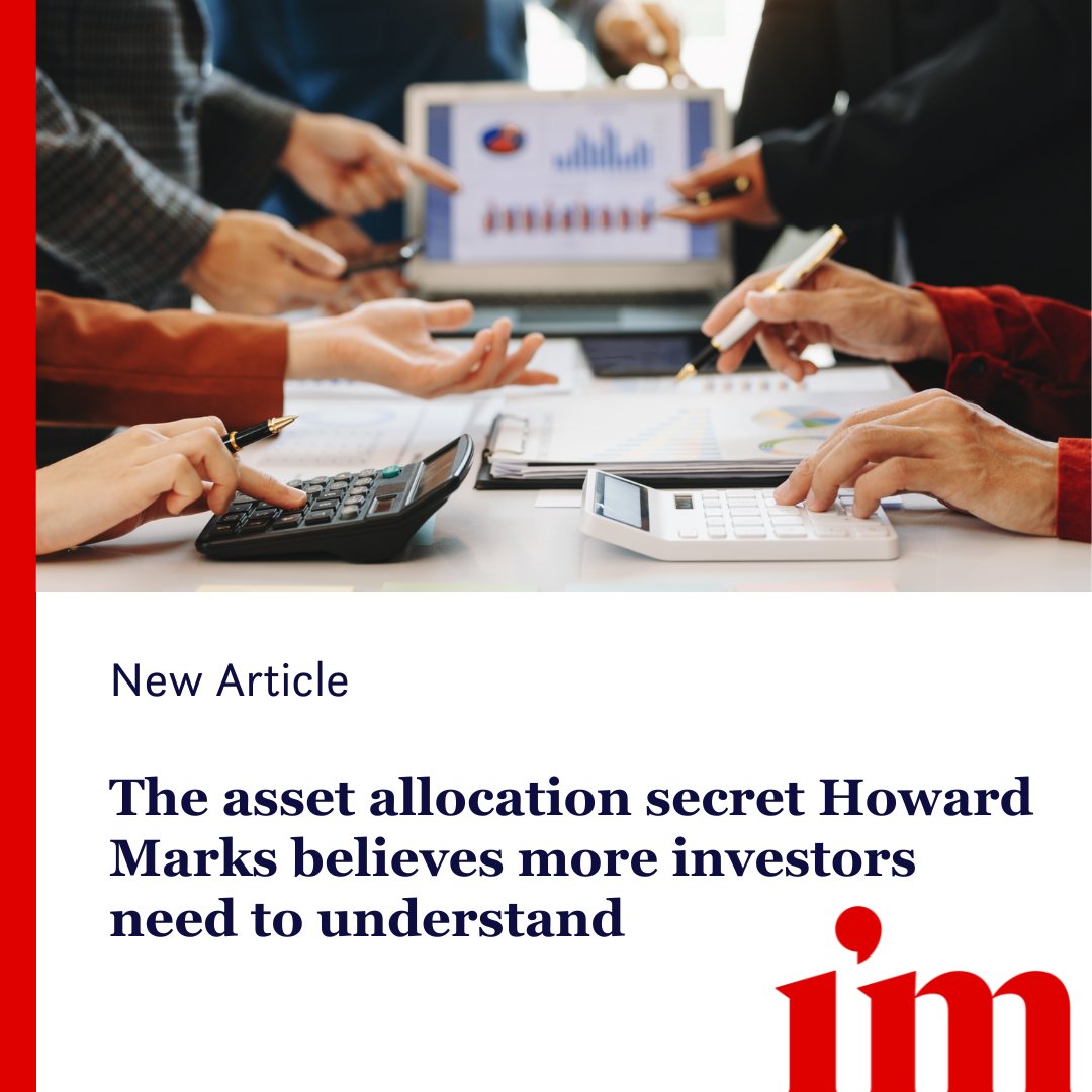 Asset allocation has evolved into a nuanced and complex decision-making process which needs to address a much larger universe of available asset classes, as well as some profound market shifts...

Read our latest article at investmentmarkets.com.au/articles/asset…

#investmentmarkets