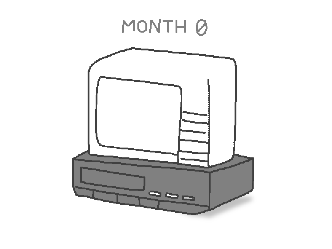 Yambedoodle's tweet photo. I drew a pregnant VHS player. God help me https://t.co/euu5G6XTZH