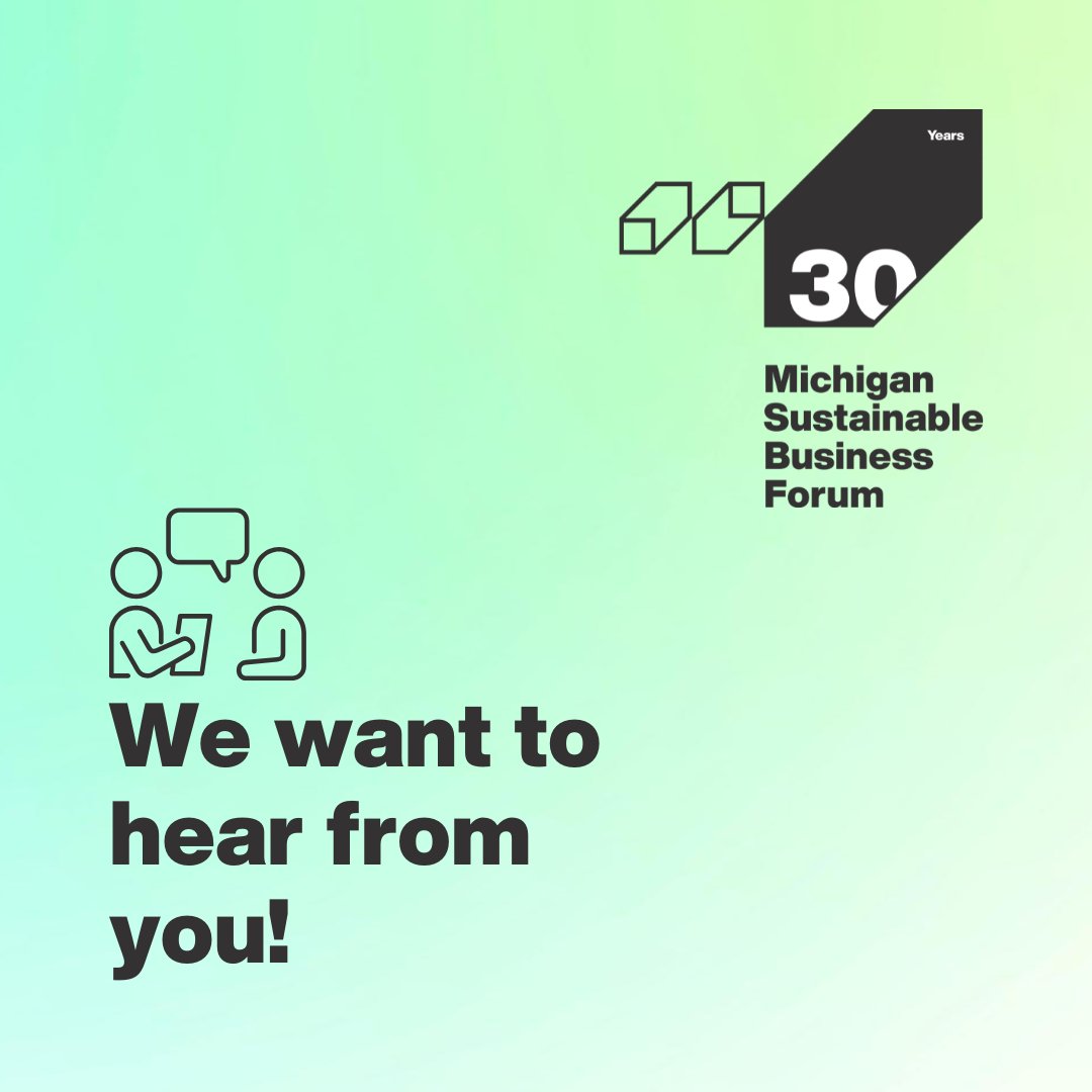 Michigan Sustainable Business Forum tweet media