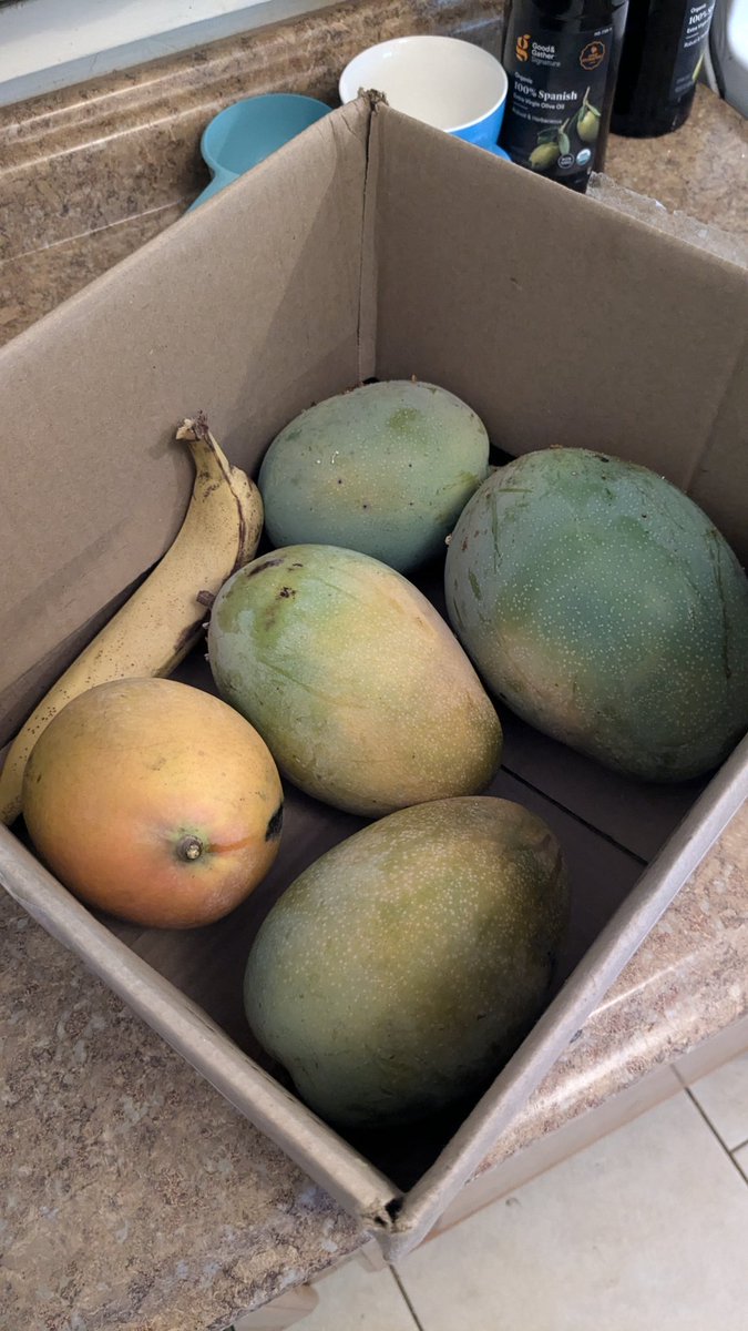 We have the best neighbors (banana for scale)