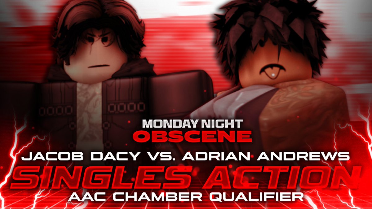 OVW_RBLX's tweet photo. AAC EC Qualifiers starts next Monday as we have
- #JaylenFirestorm vs. #KagoSolstice -
- #ChaosJackson vs. #RoyalFoday -
- #JacobDacy vs. #AdrianAndrews -
- #DevonCataclysm vs. #ZaydAtticus - https://t.co/7FwtVfMvo6