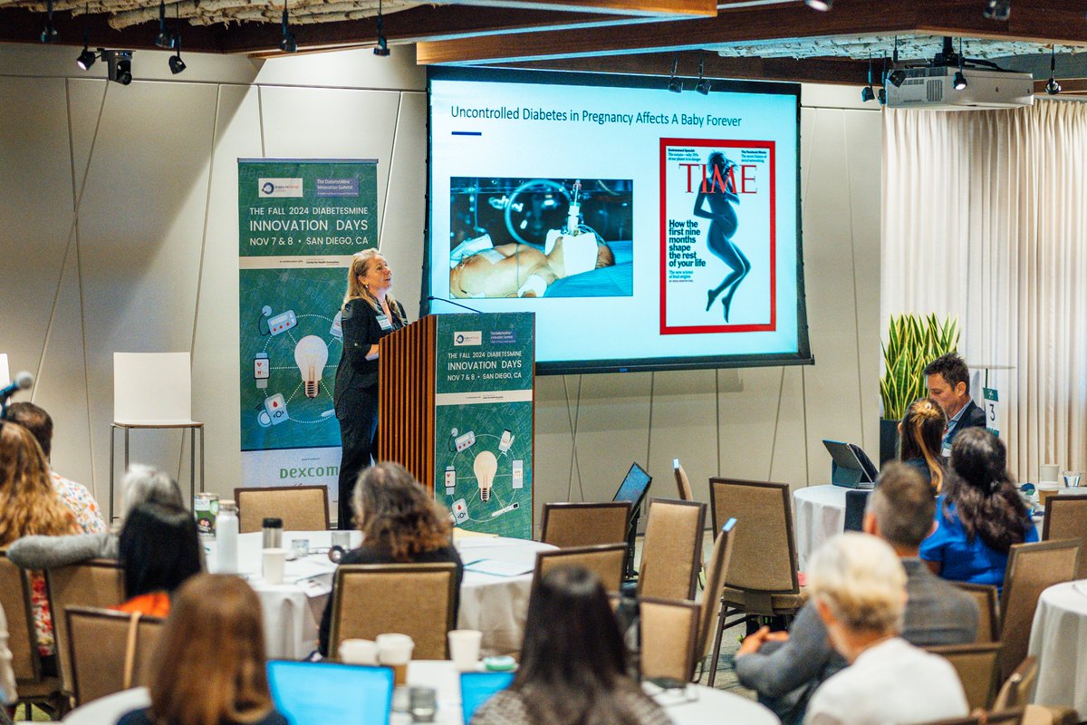 DData_Diabetes's tweet image. At the Fall &apos;24 #DiabetesMine event, Dr. Carol Levy of @MountSinaiNYC, Dr. Kristin Castorino of @SansumDiabetes, and Ms. Joy Cornthwaite of @UTHealthHouston presented strides in using technology to manage pregnancies w/ #diabetes.

#DData2024 #DData #T1D #T2D #WeAreNotWaiting