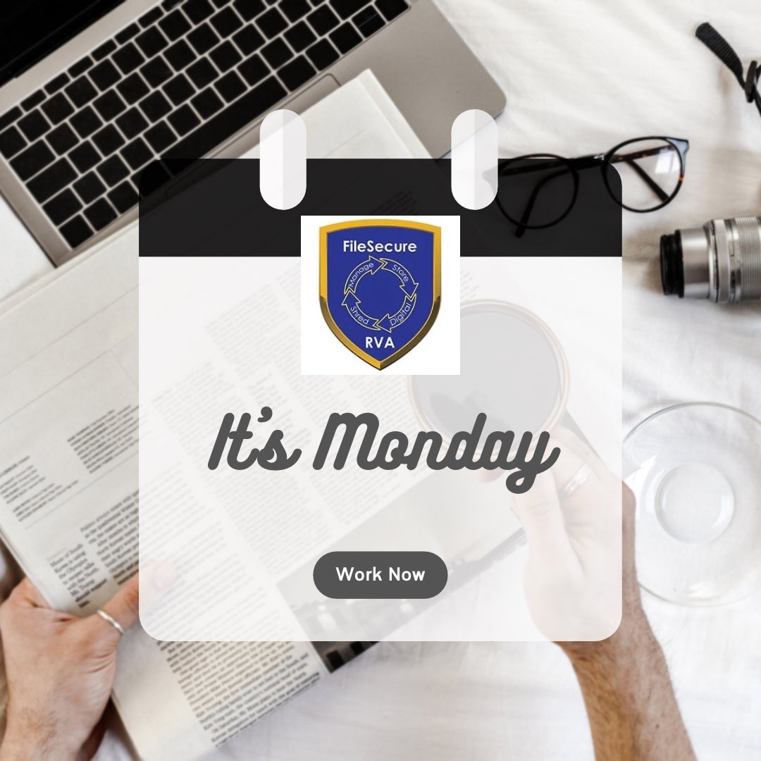 FilesecureRVA's tweet photo. Just remember: It might be Monday, but it’s a short week that ends with pie and shopping 🥧

We can do this! https://t.co/UVr6ICF4w2