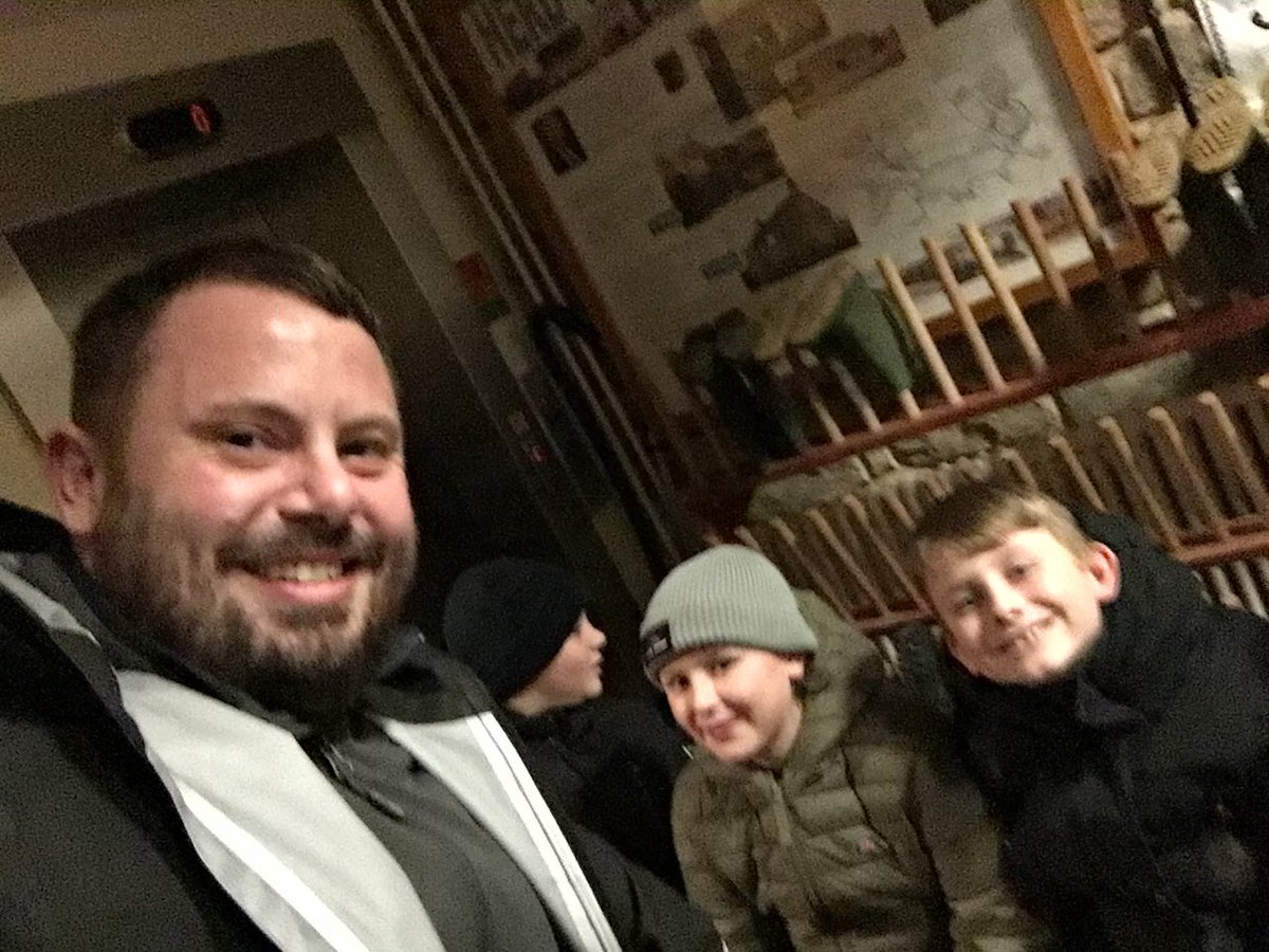 Y6 have had an evening walk by torchlight. It was then back to <a href="/HerdFarm/">Herd Farm</a> for hot chocolate. #WeExceed