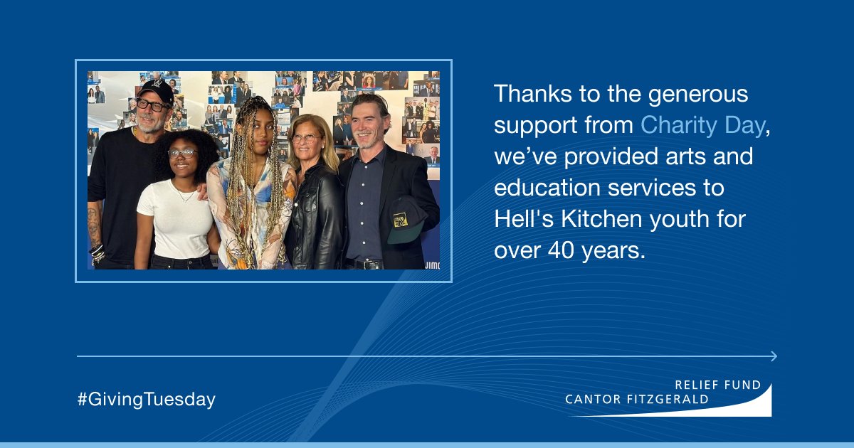 CantorRelief's tweet image. As #GivingTuesday approaches, we are highlighting some of the amazing organizations we supported in 2024 and the work they’re doing with donations from the Cantor Fitzgerald Relief Fund.
Today, we’re spotlighting the @52ndStProject. This incredible organization provides arts and…