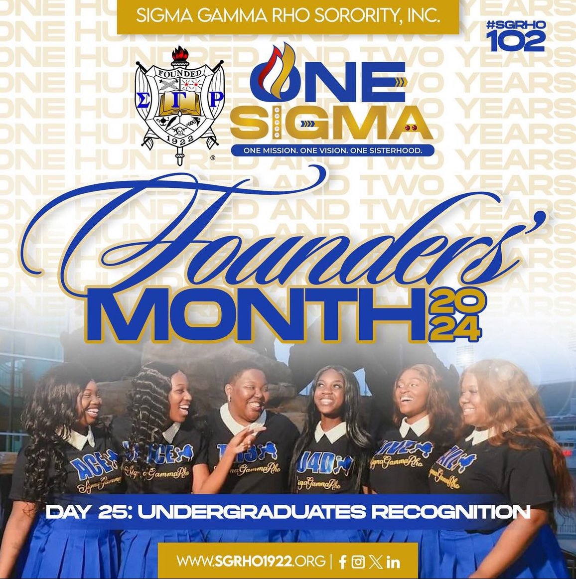 SGRhoNER's tweet photo. Today we celebrate our AMAZING Undergraduate chapters. Your hard work and service is truly appreciated! 

#NER #SGRHO1922 #SGRHO102 #SigmaGammaRho https://t.co/4fETnvUxnK