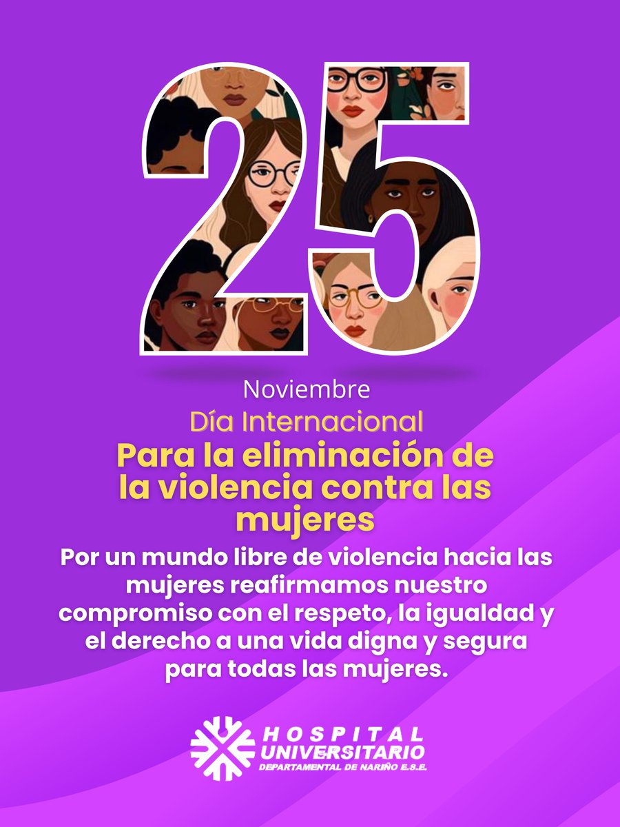 Hosdenar's tweet image. En el Día Internacional para la Eliminación de la Violencia contra las Mujeres, reafirmamos nuestro compromiso con la construcción de una sociedad donde todos puedan vivir sin miedo, con dignidad y respeto.

#ViolenciaContraLaMujer #25N #VivasNosQueremos #CuidémonosTodos