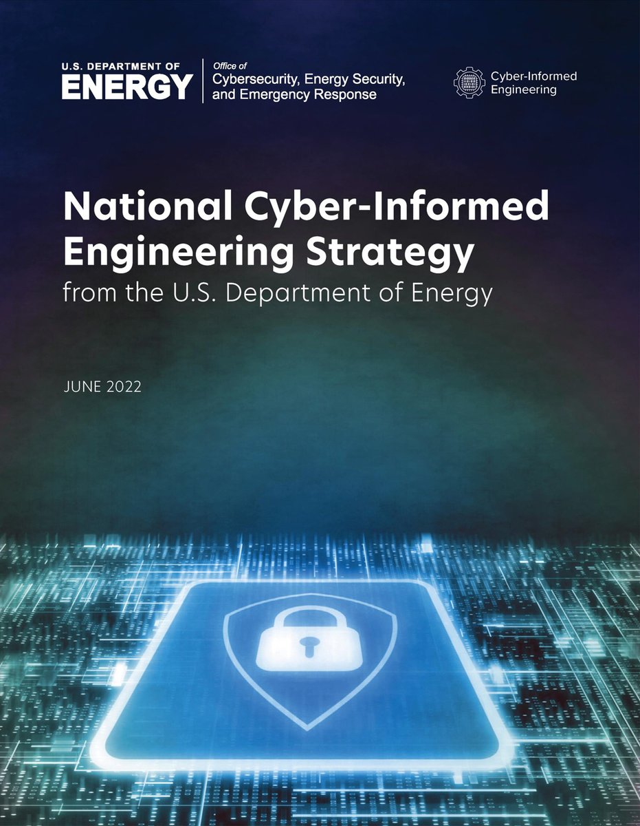 INL's tweet image. .@INL is proud to collaborate with @DOE_CESER to integrate #CyberInformedEngineering (CIE) into the U.S. #EnergyInfrastructure, acting on the approaches outlined in @ENERGY&apos;s National CIE Strategy.💻⚡

More on CIE&apos;s transition: energy.gov/ceser/articles…

🧵⬇️ #energy #research
