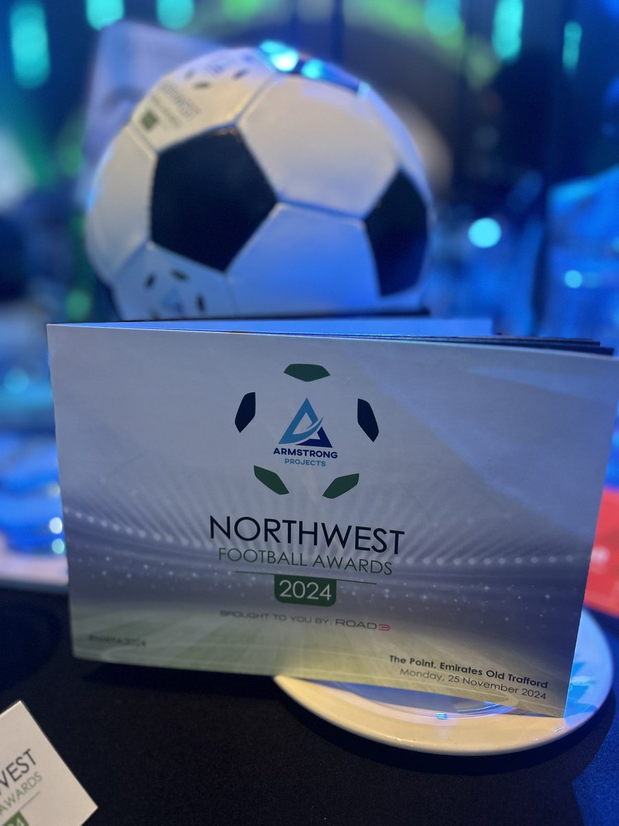 Thankyou to <a href="/armstrong_proj/">Armstrong Projects</a> for the invite to <a href="/NWFAwards/">Armstrong Projects Northwest Football Awards</a> Well done to all the winners! 🏆