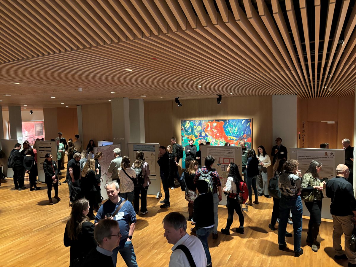 CphGutHub's tweet image. What a fantastic symposium with more than 300 participants representing universities, industry, hospitals and even several participants travelling from abroad! 🤩
Thanks to all of you that came and made the 2nd Copenhagen Gut Microbiome Symposium a fantastic event🙏 #cphgut