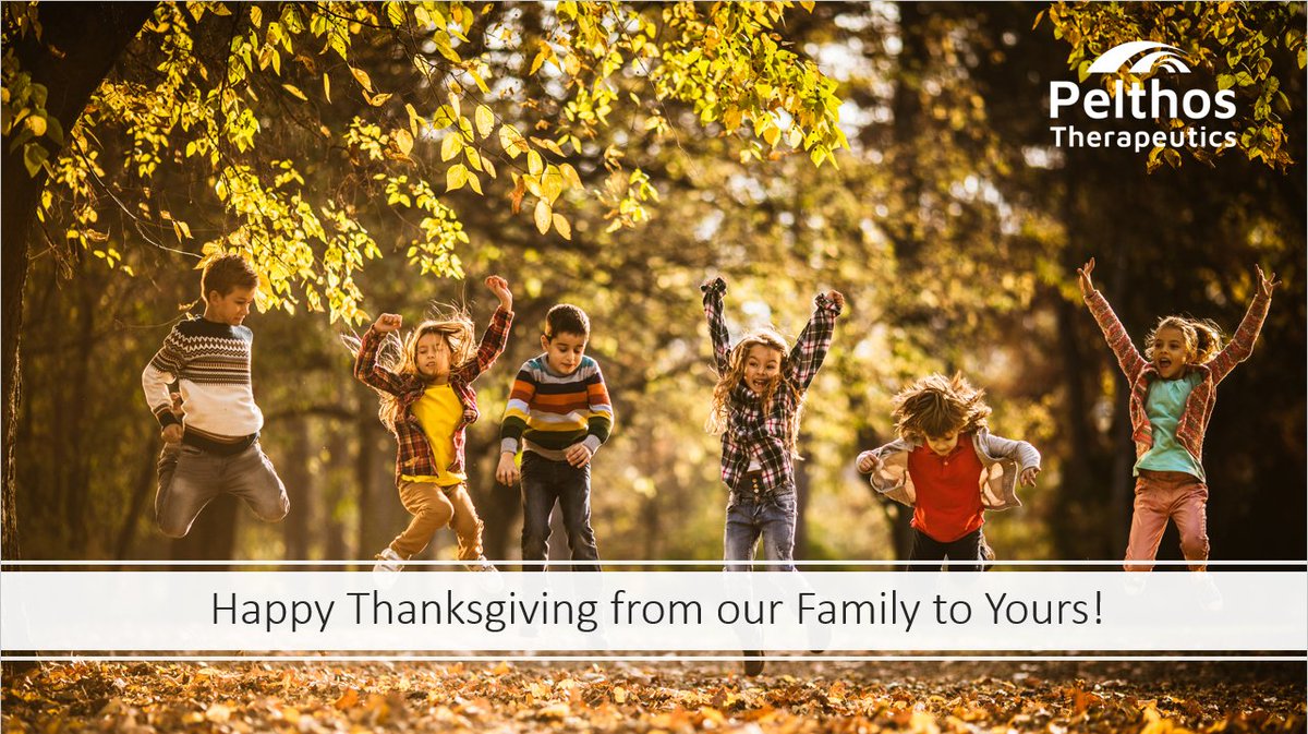 Wishing you a happy and healthy Thanksgiving holiday, from our family to yours. #Pelthos