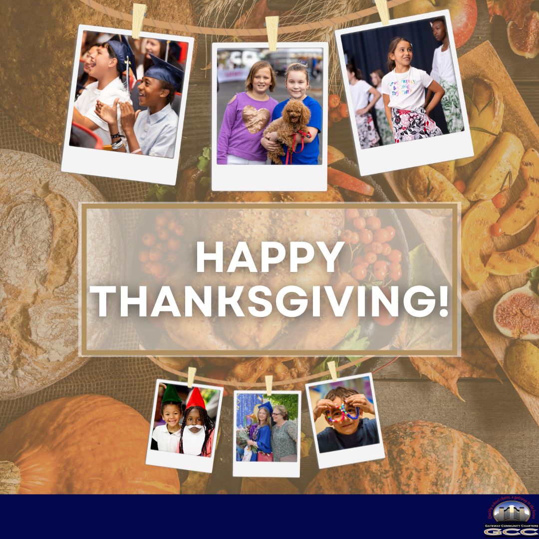 GCC_Charters's tweet image. Happy Thanksgiving to all that celebrate!🍂🦃

Today, we’re especially grateful for our incredible students, teachers, and staff—thank you for all that you do.❤️ Tell us one thing you’re thankful for in the comments below!
#GCC_Charters #ElevateOurImpact #GCCTeamUp