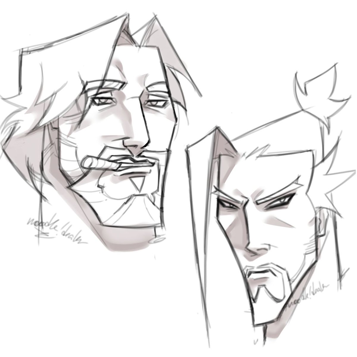 Little by little I learning how to render faces like in Arcane(?) 
#Overwatch2 #OverwatchFanart