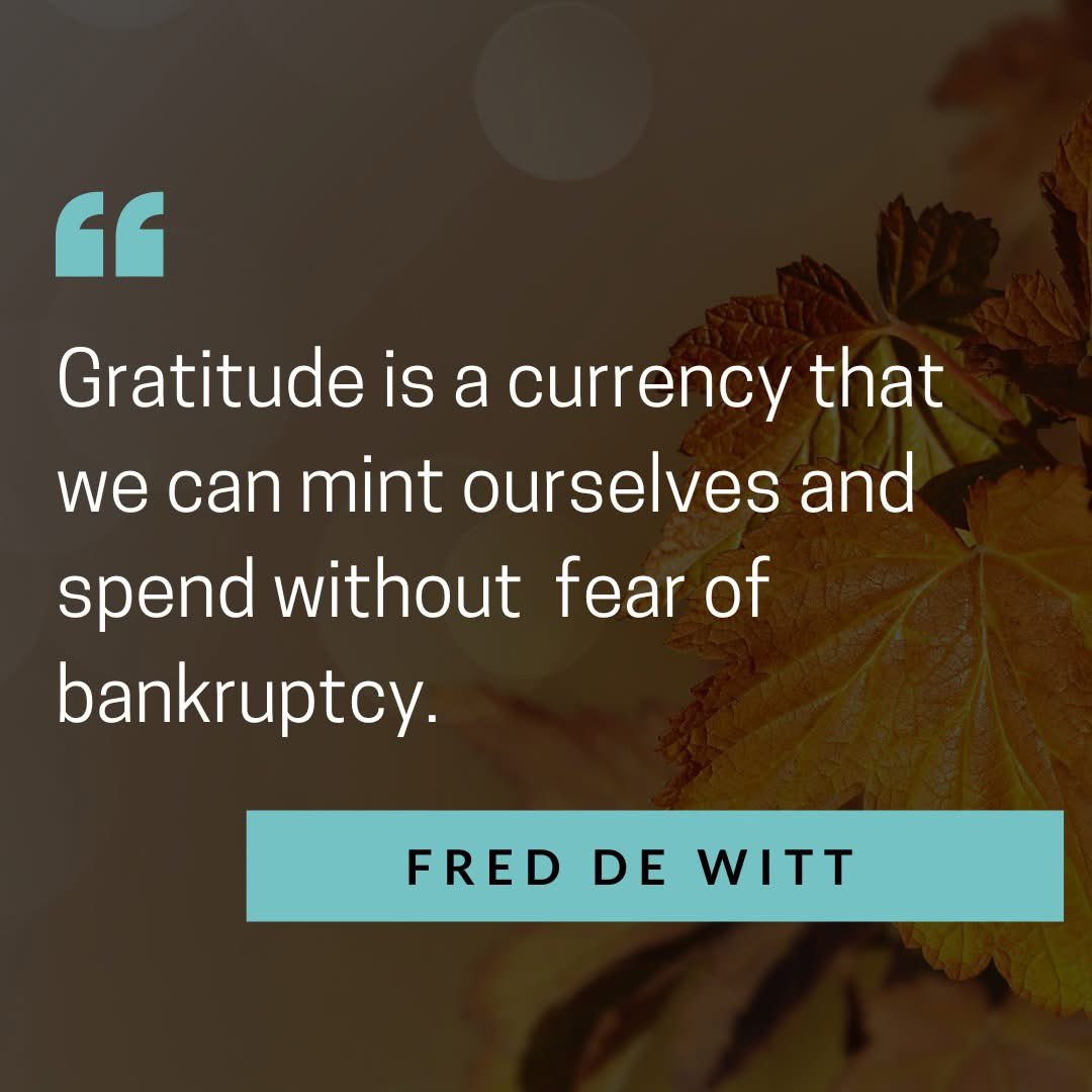 ericdfoshee's tweet photo. Not only in this season but let's look to daily lead our families, businesses, ministries, and organizations with gratitude. #leadership #discipleship #GivingThanks https://t.co/mpnR3kFSsC