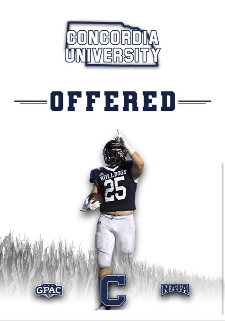 ADAM CRUISE (@adamcruise56) on Twitter photo After an amazing visit last week and phone call today from <a href="/PatrickDaberkow/">Patrick Daberkow</a> I am blessed and honored to have received my first football offer to Concordia University. <a href="/grdykoch/">Grady Koch</a> <a href="/Coachwilliamsc/">Craig Williams</a> After an amazing visit last week and phone call today from <a href="/PatrickDaberkow/">Patrick Daberkow</a> I am blessed and honored to have received my first football offer to Concordia University. <a href="/grdykoch/">Grady Koch</a> <a href="/Coachwilliamsc/">Craig Williams</a>