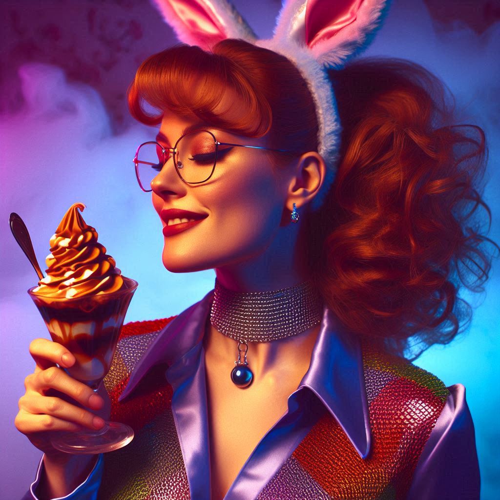 DatsAzzyVebbins's tweet photo. Happy #MoansdayMedley to dose attendin' @VelvetRabbitInc NYC tonight. Da deme for our #MainCourseChoreography is #NationalParfaitNight. Please send appreciations to Señora Cortez. She made sure I was sufficient swooned/swirled beforehand. I'm in da Stage 1 Showroom from 9-Close. https://t.co/vQwB9SMrBk