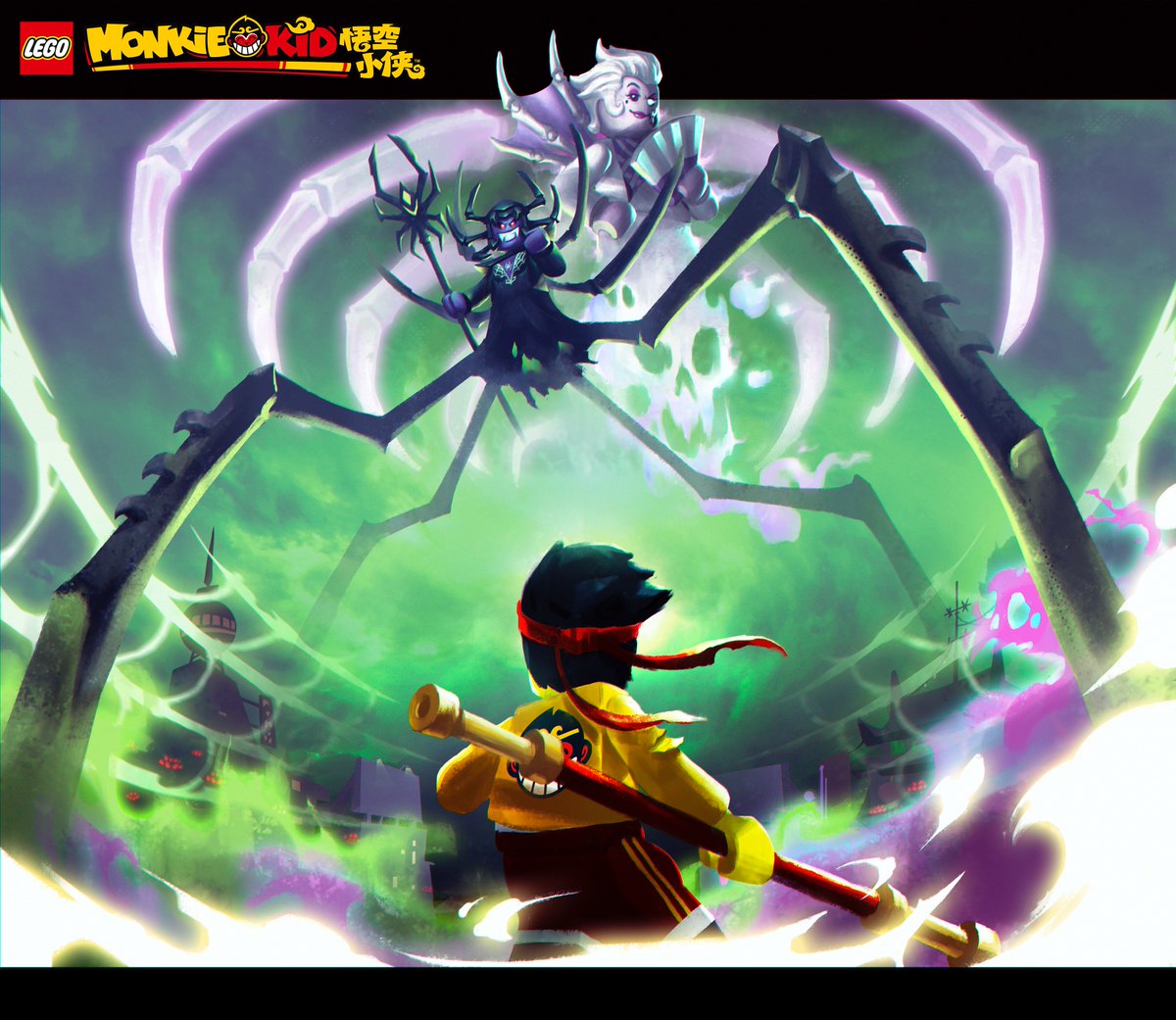 LMK S2 Key Visual is here. Spider Queen is taking over the Megapolis with the 'support' of WBD, at that moment, she still doesn't know she's just a pawn in the conspiracy of WBD...