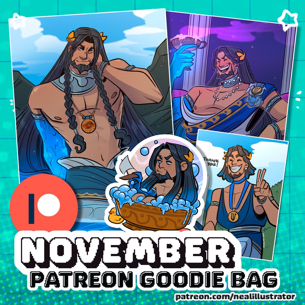 IllustratorNeal's tweet photo. November patreon rewards have been announced and it’s our favorite earth shaker (to no one’s surprise lol)

You can snag this goodie bag by joining the super stellar tier over on my patreon before the end of the month 

https://t.co/LrPTxbVsqm https://t.co/mJKJvV8j6q