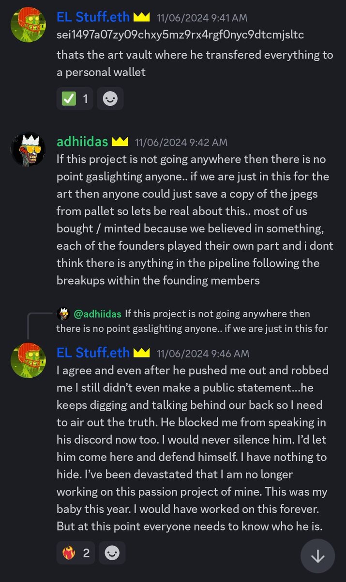 0xdynamix's tweet photo. @QunksOfficial 1. You are not Emily Carr. Emily Carr is not a THIEF &amp; a grifter like YOU
2. You stole from ELstuff
3. You stole from the art vault
4. You stole from the treasury
5. You stole the X from ELstuff
6. You destroyed the project

Don't Buy any collection from this clown and thief! 🤡 https://t.co/qhOH57k09t