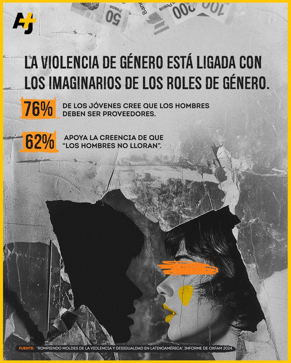 ajplusespanol's tweet photo. ¿Cómo se relacionan las personas jóvenes de América Latina y el Caribe? ¿Siguen creyendo en roles de género y amor romántico? ¿Cómo sus creencias sostienen la violencia basada en género?  

Veamos un panorama este #25N https://t.co/dw4VrRwVzi