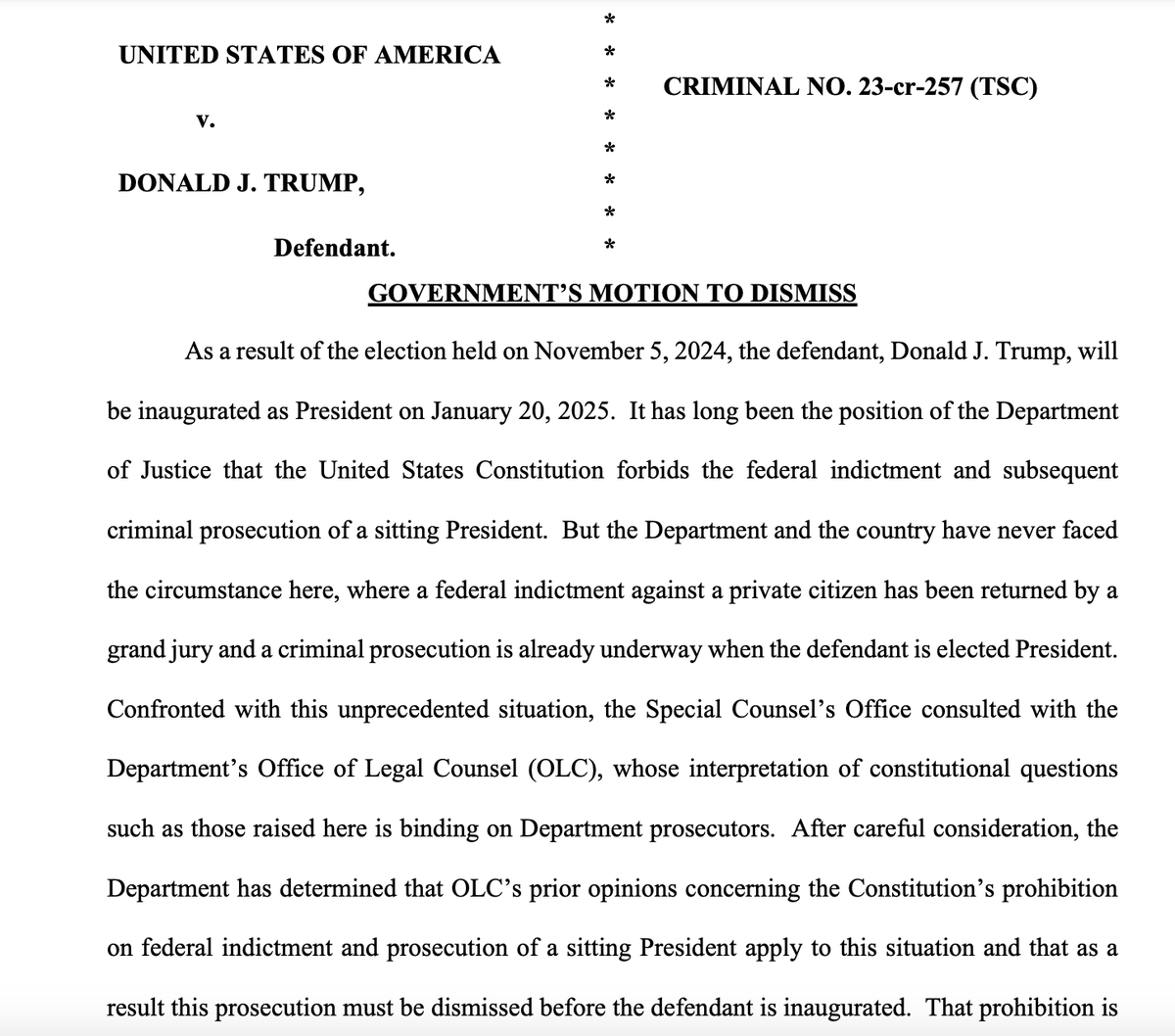 🚨 Jack Smith just filed a motion to dismiss his bogus charges against President Trump.

Total Democrat lawfare fail.