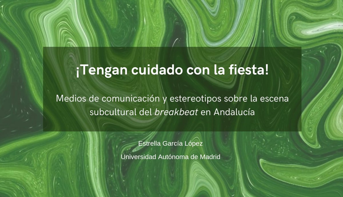 El viernes pasado estuve en el Congreso Internacional "¡Ele, Manolo, la calle es tuya! Espacios y Discursos Sonoros en Transición" exponiendo una de las aristas de mi TFM :)
Contenta siempre de volver a Granada y más con el programón que quedó. 
Gracias por la oportunidad 🧡