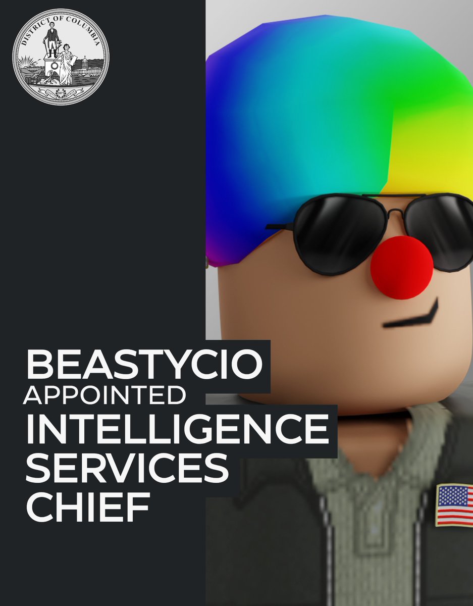 Mr. BeastyC10 has been appointed as the Intelligence Services Chief of the Metropolitan Police Department for the District of Columbia.