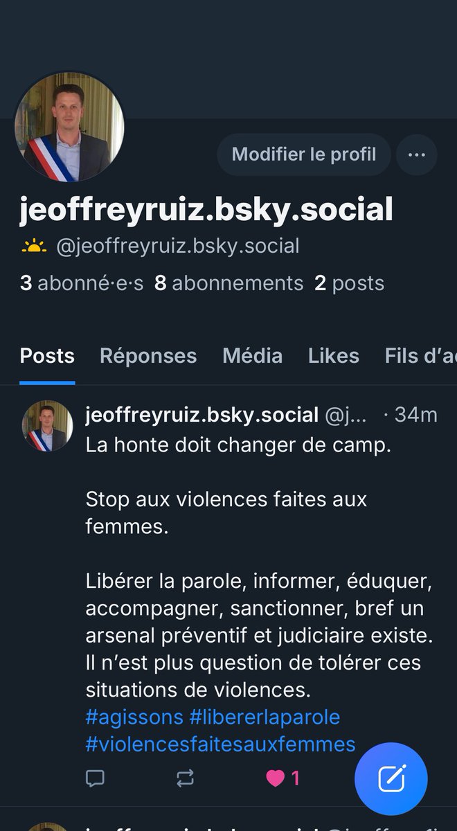 Comme beaucoup ici, sous peu, je désactiverai ce compte pour toutes les raisons sur lesquelles je ne reviendrais pas.
N’hésitez pas à me rejoindre sur <a href="/bluesky/">Bluesky</a> pour continuer à suivre mon actualité!

#réseauxsociaux #bluesky #lormont <a href="/VilledeLormont/">Ville de Lormont</a>