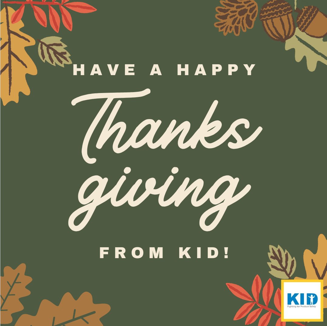 KID wishes all our friends and supporters a safe and happy Thanksgiving!