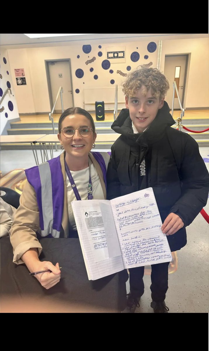 AlanaWatto's tweet photo. 150 students through the proud panel @Bluecoat_B_dale. 
Students were so excited to showcase their best work. 📚 
Fridays never felt so good 😊 @MatherJoshy123 https://t.co/6ErRpcBS2y